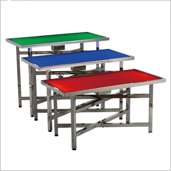 luxury folding buffet table with LED light - Image 3