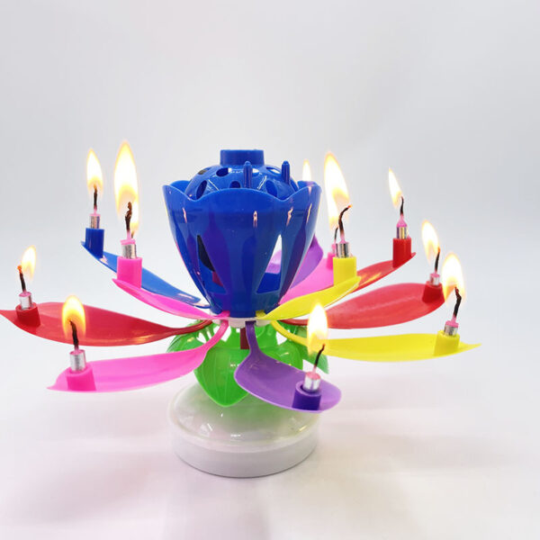 Lotus Music Candle