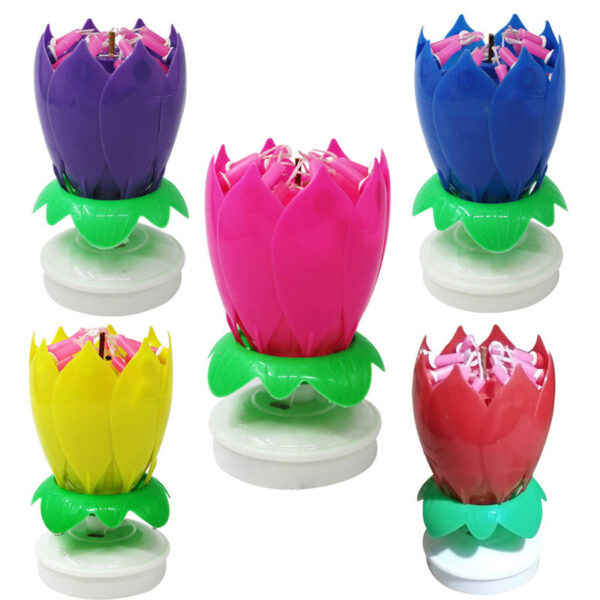 Lotus Music Candle - Image 3